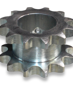 Chain wheel 3/4-12t-b40 double slotted